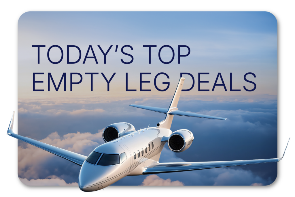 Empty leg deals
